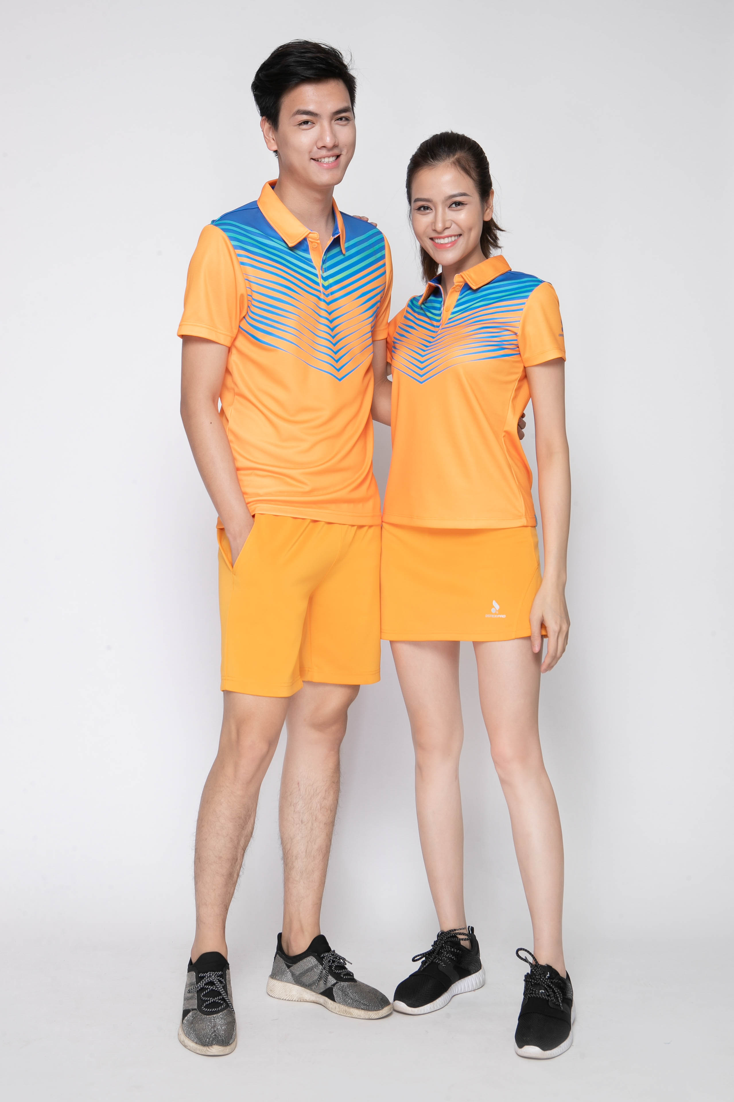 Quần thể thao nam MSC-984 vàng cam phối vàng cam